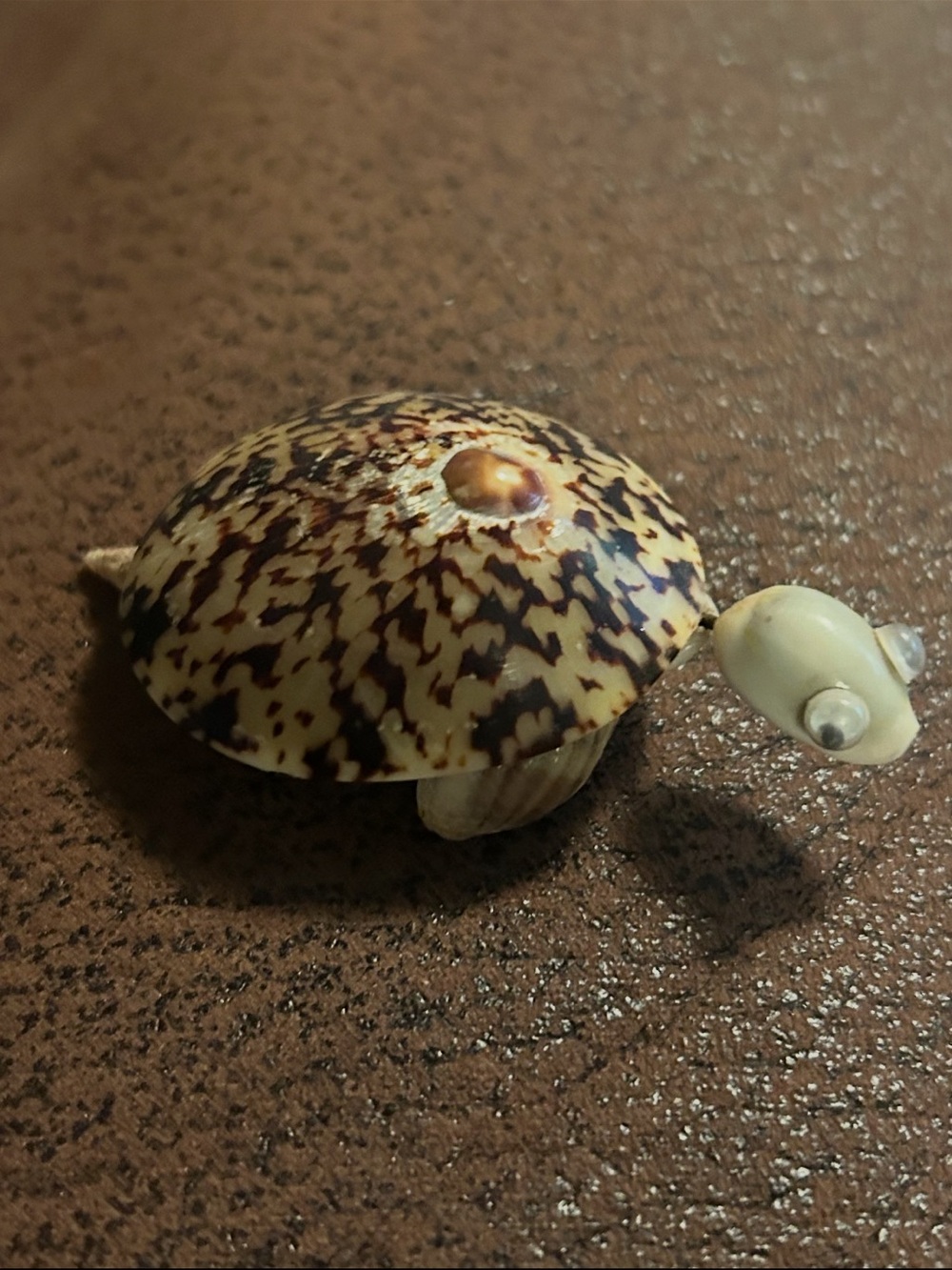 Handmade Seashell Turtle Figurine Coastal Beach Decor